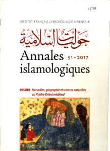 Annales islamologiques t51 Annales Islamologiques